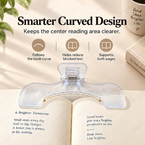 Buy 2 Get 1 Free (3 PCS)-Curved Book Page Holder