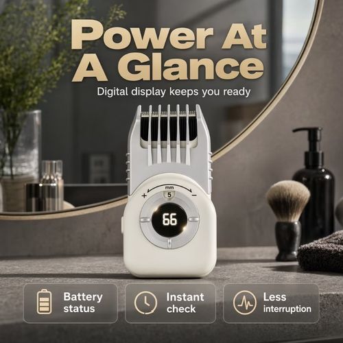 ✂️📱Portable Electric Hair Clipper with 5 Adjustable Blade Settings🌟
