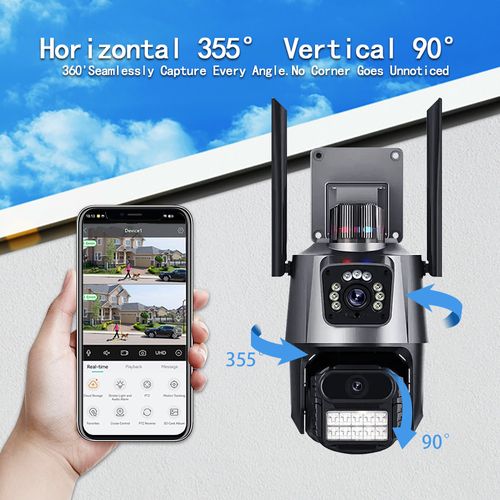 4G Dual View Security Camera