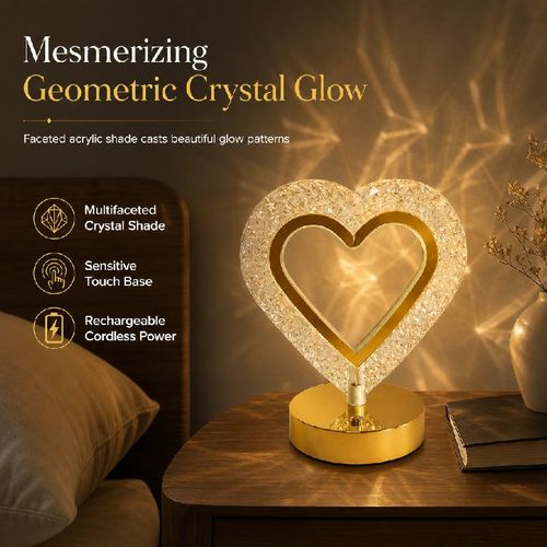 Rechargeable Touch Control Night Light 3 Color Stepless Dimmable Bedside Atmosphere Lamp for Bedroom Creative Birthday Gift