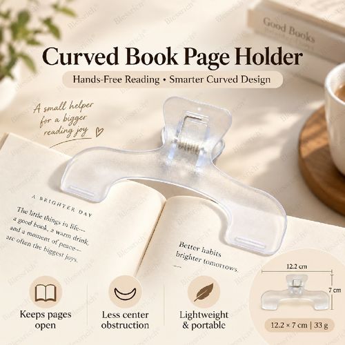 Buy 2 Get 1 Free (3 PCS)-Curved Book Page Holder
