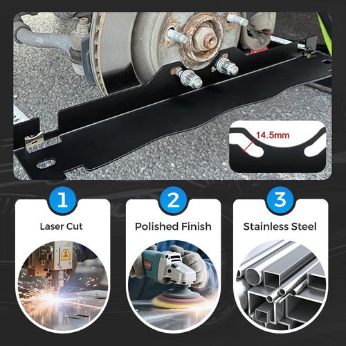 Stainless Steel Wheel Alignment Tool Plate-1Pair