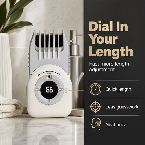 ✂️📱Portable Electric Hair Clipper with 5 Adjustable Blade Settings🌟