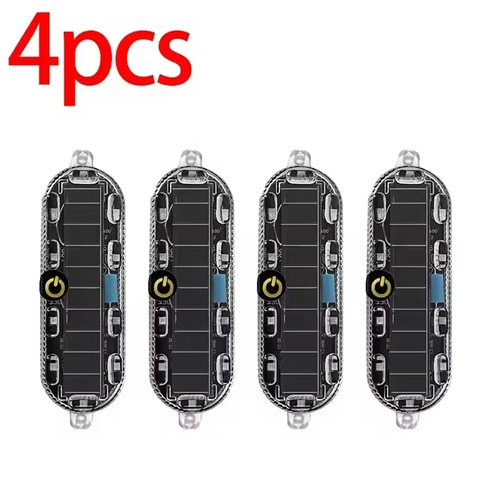 💥Solar 7‑Color Warning Lights (4 Pcs)
