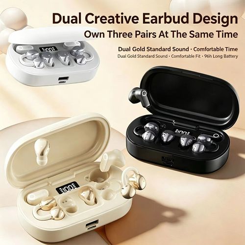 3-in-1 Wireless Earbuds with Digital Display