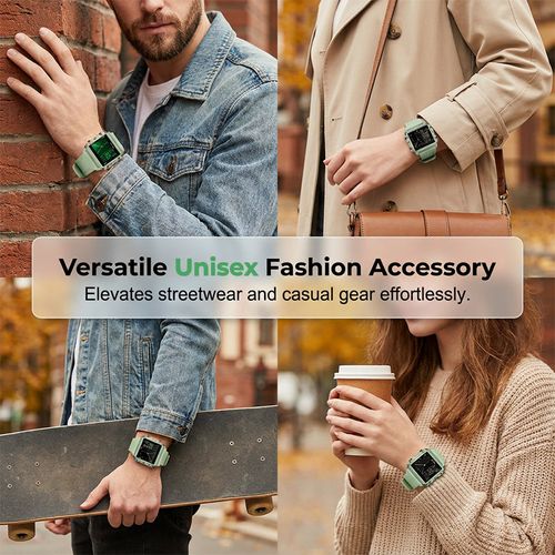 Water‑Resistant Transparent Digital Watch