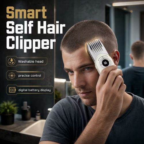 ✂️📱Portable Electric Hair Clipper with 5 Adjustable Blade Settings🌟