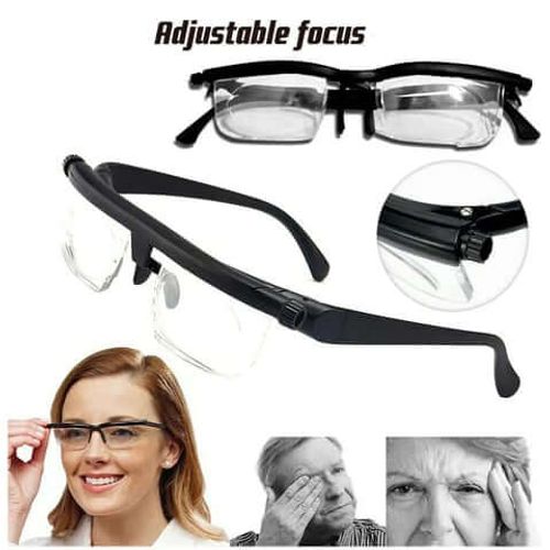 Adjustable focus glasses