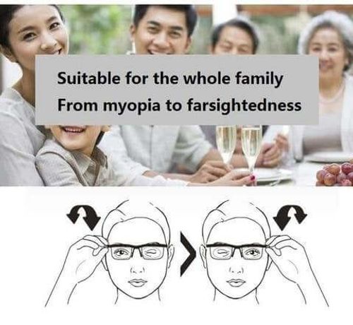 Adjustable focus glasses