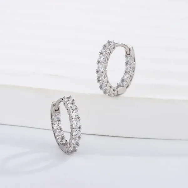 New Product Promotion 49% Off-925 Silver Moissanite Earrings
