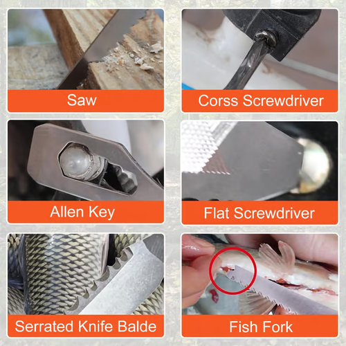 (🎅 HOT SALE NOW-48% OFF)-16in-1 Portable Multi-Functional Claw Hammer Tool For Vehicle Household Hiking