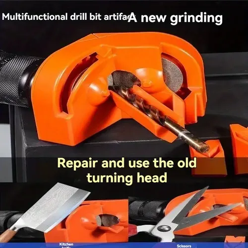 🔥(Promotion - 49% OFF) Multipurpose Drill Bit Grinding Sharpener