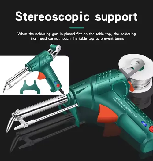 Handheld Tin Gun 110V With Light Multifunction Semi-automatic Soldering Gun 60W Soldering Iron Soldering Machine