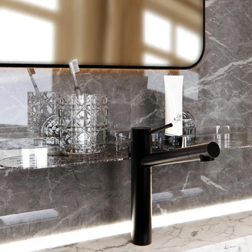 🎁Suction Cup Shelf Organizer No Drilling Required