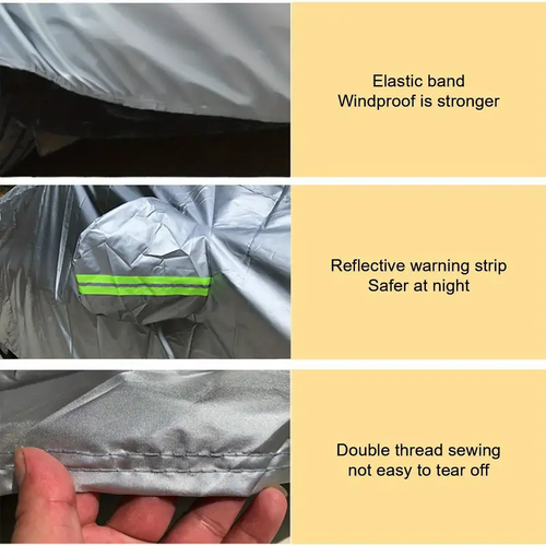 Car Cover All Weather, Outdoor Car Cover Sun UV Snow Wind Protection, Breathable Full Exterior Covers Universal Sedans Up to 185