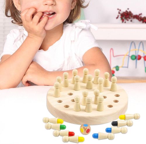 Wooden Memory Match Stick Chess