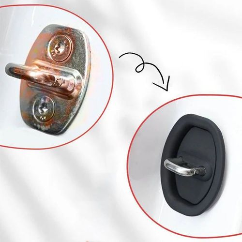 🔥Car Silicone Door Latch Protective Cover(4 PCS)
