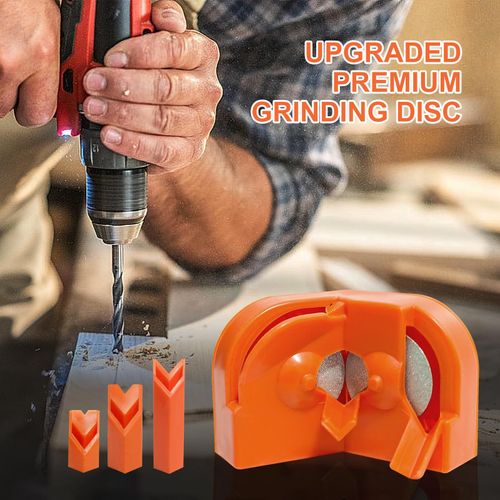 🔥Last Day 49% OFF Drill Bit Sharpener Tool with Grinding Wheels