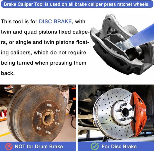 360° Rotating Ratchet Brake Caliper Tool