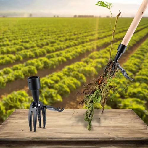 🔥HOT SALE 49% OFF🔥New vertical weeder gardening tool no-bending garden weeder pedal rooter (without wooden handle)