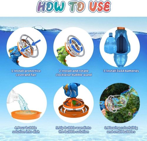 🦖Electric Dinosaur Bubble Machine