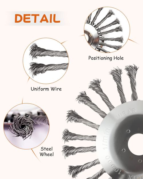 🔥Last Day 49% OFF Unbreakable Wired Trimmer Blade(Handle-less)petrol Without an engine