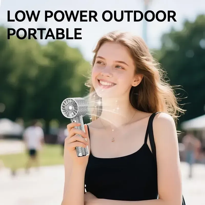 Saker Luxury Rechargeable Handheld Turbo Fan