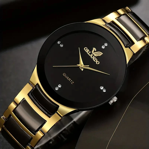 Men Luxury Watches New Arrived Cool Black  Quartz Steel Wristwatch