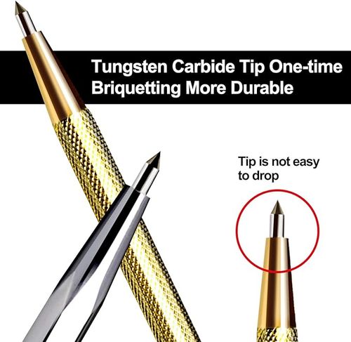 Riscador de Metal Duro, 145mm, Corpo Dourado Texturizado, 5 Unidades