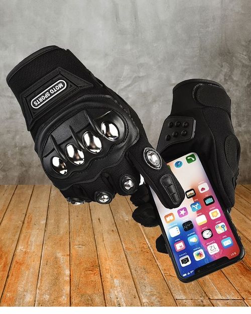 Protective Shock Resistant Winter Stainless Steel Half（black）