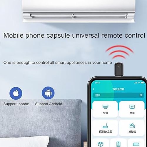 Cyberplex Hacking Device, Cyberplex, Iflipper, Microlord Mini Hacking Device, Universal Remote Smartphone Ir Controller Adapter (Lighting for iPhone-Black)