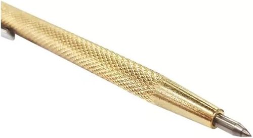 Riscador de Metal Duro, 145mm, Corpo Dourado Texturizado, 5 Unidades