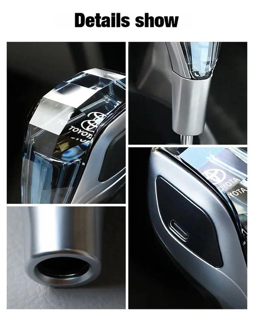 Crystal LED Gear Shift Knob for Cars