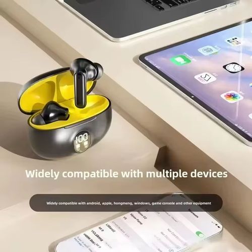 2026 New Airbuds TWS Earphones with LED Battery Indicator Noise Cancelling Bass Wireless Earphone In-Ear Format JL Chipset