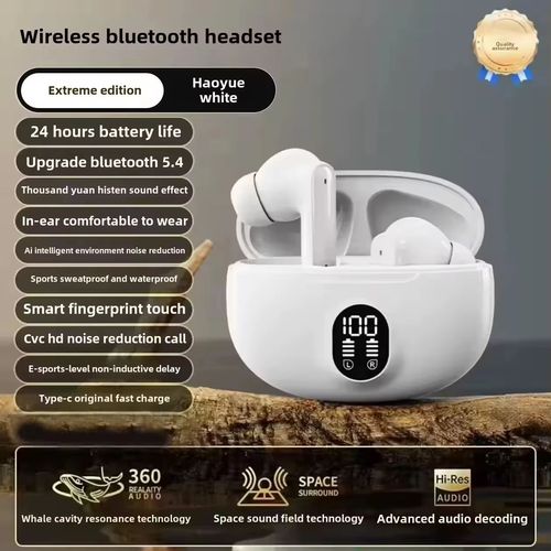 2026 New Airbuds TWS Earphones with LED Battery Indicator Noise Cancelling Bass Wireless Earphone In-Ear Format JL Chipset