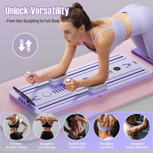 🔥Placa de musculação multi-funcional（Fitness eficaz mesmo em casa para um corpo perfeito）