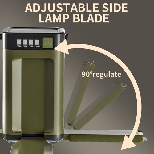 Foldable camping lights
