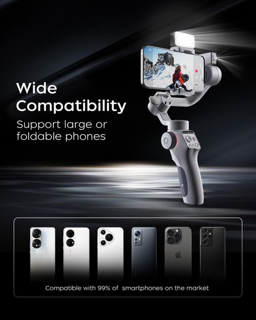 AI Tracking Gimbal Stabilizer for Smartphone