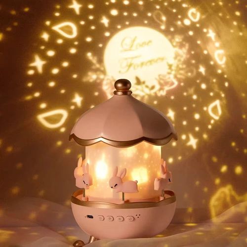 Baby Night Light Projector with White Noise & 21 Colors & 15 Films