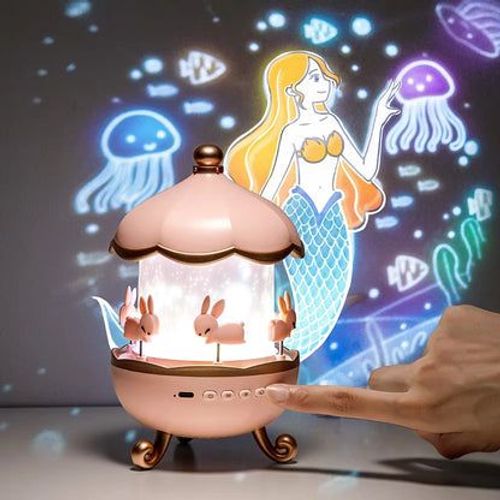 Baby Night Light Projector with White Noise & 21 Colors & 15 Films