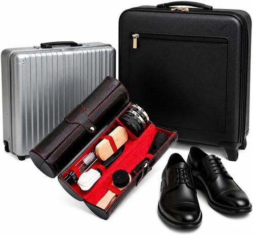 Shoe Shine Kit for Leather Shoes & Boots –