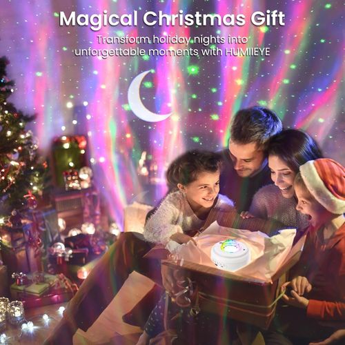 Projector with Bluetooth Speaker, Night Light Star Projector for Bedroom,