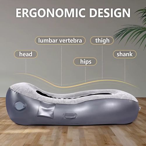 Modern single PVC inflatable waterproof Air sofa portable bean bag foldable