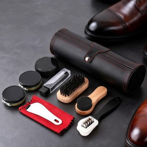 Shoe Shine Kit for Leather Shoes & Boots –