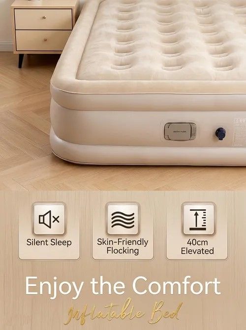 Automatic inflatable mattress