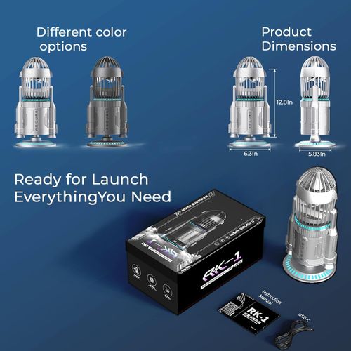 Rocket Desk Fan with Mist Humidifier,