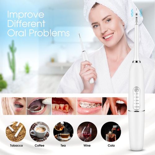M07 2-in-1 Ultrasonic Electric Toothbrush & Oral Irrigator – Inductive Charging, Gum-Care, Home Use