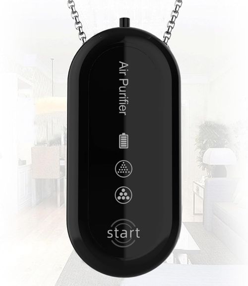 Portable Air Purifier, Wearable Ionizer Necklace, Rechargeable and Portable Air Negative Ion Generator, for Travel Party Outdoor Home