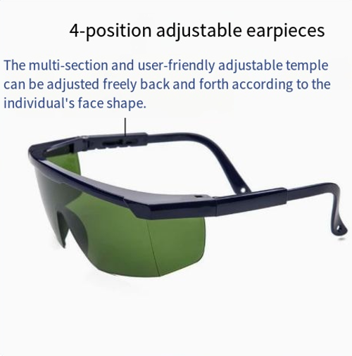 Large-framed black telescopic goggles for cycling, outdoor use, laboratories, dustproof and impact-resistant safety glasses.