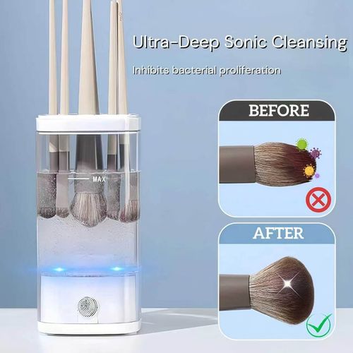 Electric makeup tool cleaner, USB UV sterilizer, quick-drying cleaning machine for makeup brushes